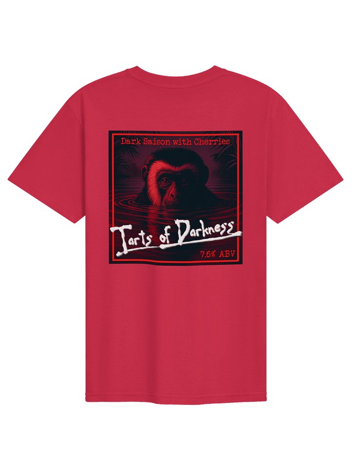 Back of Tarts of Darkness t-shirt